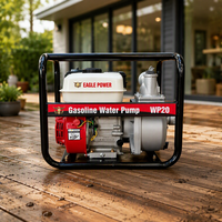 Pompe à eau à jet à moteur essence haute performance de 3 pouces et 7 CV avec une capacité de débit élevée