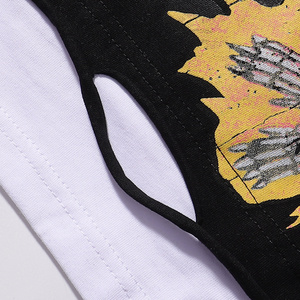 Sweat-shirt à capuche rétro délavé de qualité supérieure, lourd, 100% coton, pour homme, style streetwear, manches longues, décontracté - Product Image 6