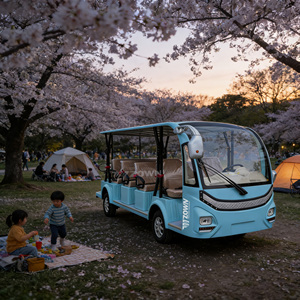 Cómodo Autobús Eléctrico de Transporte Turístico con Cinturón de Seguridad para Turistas - Product Image 1
