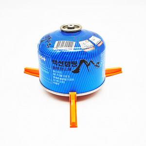 Soporte portátil de plástico para cartuchos de gas, trípode para camping al aire libre, soporte para estufa de butano y propano, base plegable y estable. - Product Image 3