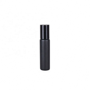 <b>10ml</b> Frosted Matte Black Perfume Roller <b>Bottle</b> Essential Oil Glass Roll on <b>Bottle</b> - Product Image 6