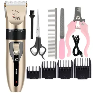 Dog Clipper Grooming (Pet/Cat/Dog/Rabbit) Haircut Trimmer Shaver Set Pets Cordless Rechargeable Professional Dog Hair Clippers