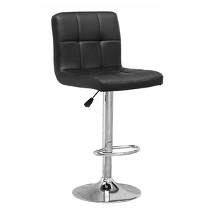 Moderno negro Pu cuero tapizado silla mostrador barato al por mayor Bar silla cocina Casino mostrador Bar silla taburete - Product Image 1