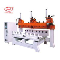 Izmir 5 Doyutlu 6 Eksen 4 Kafa Machine de Routeur de COMMANDE NUMÉRIQUE PAR ORDINATEUR Pour Le Bois Ayak 3D Oyma Kesim