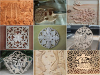 Mesin Router Kayu CNC Empat Kepala ATC FIRM Jinan untuk Pahat, Ukuran 13x25, Dijual Murah