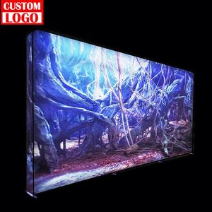 ป้ายโฆษณาตั้งพื้นในร่มแบบกำหนดเอง กรอบอะลูมิเนียม พร้อมไฟ LED Backlight และผ้า Light Box - Product Image 1
