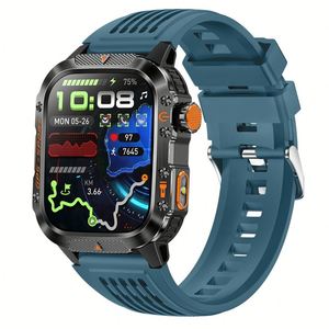 YiQungo BT Smart <b>Watch</b> GPS HD Touch Screen Waterproof IP67 Square Shape Sports Fitness Tracker Heart Rate AI Voice Assistant - Product Image 2