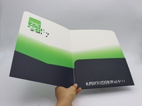 Carpeta de Documentos con Clip, Formato L, para Papel A4, con Sobres Gruesos, Multi-Página, Modelo de Alta Gama, para Inserción Simple o Doble