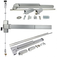 Barre anti-effraction en acier inoxydable pour porte simple ou double