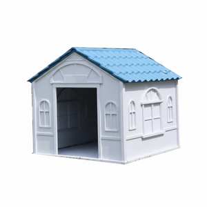 Maison de jeu de jardin en plastique bleu durable pour enfants 75,7x65x63,2cm Utilisation intérieure et extérieure - Product Image 2
