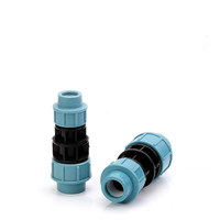 Yatong marque fabricant produit bleu couleur PE raccord de tuyau 20mm-110mm taille PP raccord de Compression réduisant l'accouplement