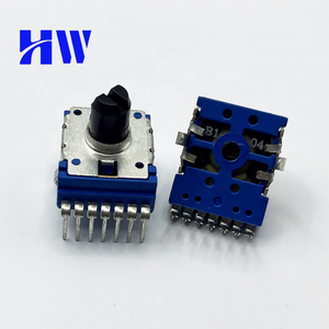 Potentiomètre rotatif 14mm 300 ° 100k Ohm 7 broches Résistance variable de contrôle du volume pour contrôleur de volume audio - Product Image 3