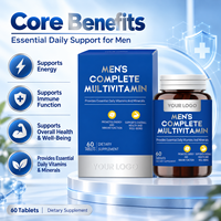 Comprimés multivitaminés complets pour hommes avec vitamines et minéraux essentiels quotidiens pour l'énergie et le soutien immunitaire, complément alimentaire OEM et ODM