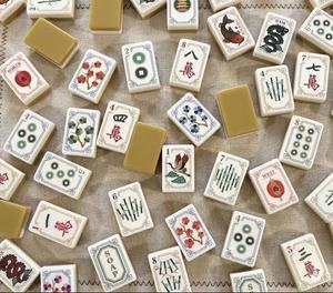 Mahjong Americano de Lujo de 2 Capas de Acrílico con Diseño de Pez del Paraíso de China, 160 Piezas, Juego Completo - Product Image 2