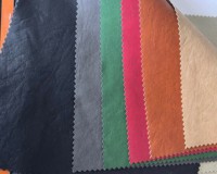 Cuir synthétique végétalien ultra-doux en PU pour vêtements, vente en gros |   Tissu souple de 0,8 mm pour vestes tendance, jupes et vêtements de luxe
