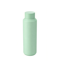 Termo de Doble Pared con Aislamiento de 600 ml, Libre de BPA, Color Sólido, Botella de Agua Fría y Caliente de Acero Inoxidable de 20 oz para Deportes