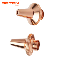 Vente en gros d'usine, buse laser 3D DETON M8, buse en cuivre haute précision, calibre 0,8-3,5 mm pour machine de découpe de tuyaux au laser