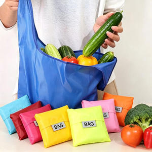 Bolsa de Compras Plegable de Alta Gama, Bolsa Reutilizable de Poliéster para Tiendas de Ropa, Bolsa de Embalaje para Prendas - Product Image 1