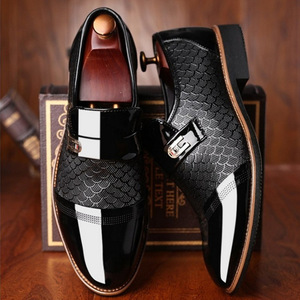 Men's Anti-Slip <b>Work</b> Loafers Slip-On Dressy Office <b>Shoes</b> Waterproof PU Upper <b>Comfortable</b> Breathable All-Season Hard-Wearing - Product Image 3
