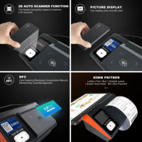 Supermercado pos terminal inteligente Carritos de compras inteligentes todo en uno NFC pago QR escaneo Android precio comprobador escáner
