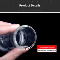 Entonnoir en verre transparent pour générateur de gaz oxygène, dioxyde de carbone, hydrogène, pour tube avec dispositifs de sécurité