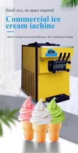 Shanyou CT965 Manufacturer Factory Priced Top Soft Serve <b>Ice</b> <b>Machine</b> 3 Flavors Yogurt Milk Chocolate Soft <b>Ice</b> <b>Machine</b> - Product Image 6