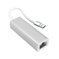 Adaptador de Red USB a Ethernet LAN 100/1000 Mbps RJ45 Compatible con Laptop, Mac Book, Surface, Windows, XP, Mac/Linux