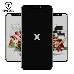 100% foxconn מקורי איכות עבור iphone X lcd מסך מגע רך OLED מסך, עבור iphone x lcd מסך digitizer החלפה