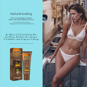Trigo Color tan leather belt body lotion Natural Color sun tan lotion cream - Product Image 3
