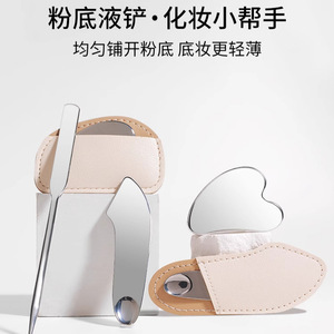 Ds Stainless Steel Foundation Spatula 15.5*1.5 For Makeup Mixing And Application - Product Image 2