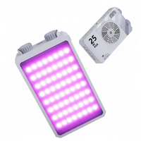 Mini lampe vidéo LED RVB U25 avec pince réglable pour photographie, éclairage de poche pour appareils photo et téléphones, en plastique intégré
