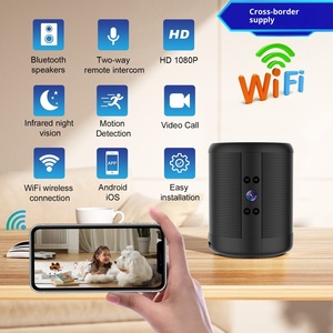 Cámara de Seguridad Multifuncional Inalámbrica con Altavoz Inteligente, Intercomunicador de Audio Bidireccional y Cámara Secreta, Venta Directa de Fábrica - Product Image 2