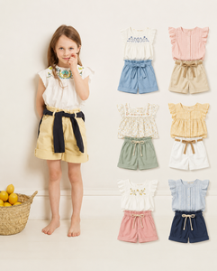 Ensembles deux pièces d'été pour enfants, assortiment aléatoire, vente en gros, vêtements de boutique pour enfants, lots de liquidation - Product Image 3