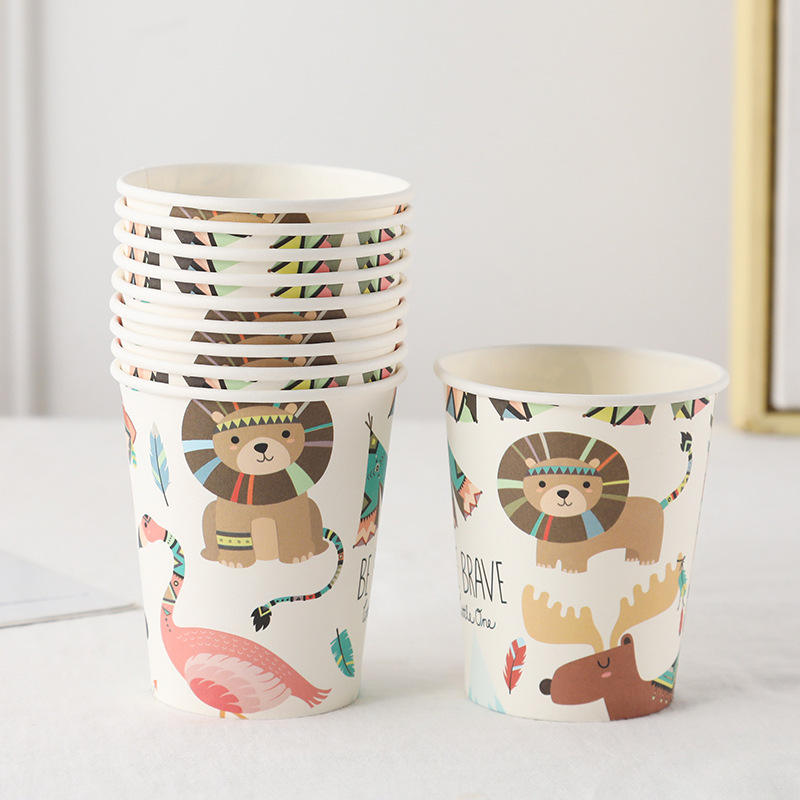 SKU-04-paper cup brown lion