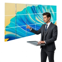 Mur vidéo LED géant sans soudure 500x500mm P2.6 P2.9 P3.91 P4.81 pour scène, animation et graphiques de concert