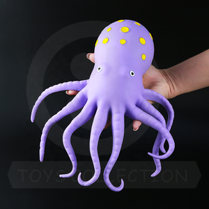 Pallina Sensoriale Antistress A Forma Di Polpo, Giocattolo Morbido Con Bolle Fatto A Mano Per Bambini E Adulti, Calmante E Portatile Per Casa Scuola E Viaggi