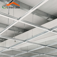 Système de suspension de plafond en acier galvanisé moderne, cadre en T robuste, barre en T porteuse de charge, plafond suspendu léger, ajustement parfait