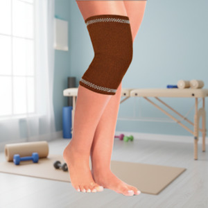 Soporte térmico para rodilla Camel, el más vendido, alivio del dolor, ajuste cómodo, material duradero, rehabilitación ajustable - Product Image 3