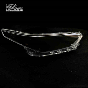 YEA AUTO Cache-phare de voiture, lentille en verre pour phare, verre pour Toyota Vios, cache-lentille 2018 2019 2020, <span class=keywords><strong>abat</strong></span>-<span class=keywords><strong>jour</strong></span> en PC, coque transparente - Product Image 3