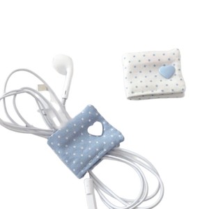 <b>Cable</b> Clips Fabric Portable Storage For Data <b>Cables</b> Chargers Cotton Material With Magnetic Closure Multicolor Options - Product Image 5