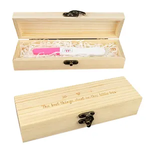 工厂记忆纪念品收集盒怀孕测试盒木制婴儿纪念盒