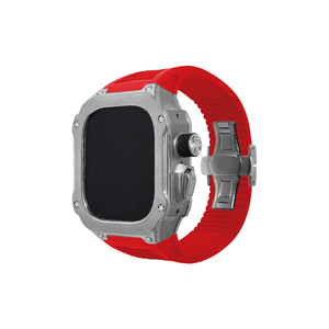 Para reloj, caja de reloj de aleación de titanio de 49mm, caja de correa de goma fluorada, contiene tornillos de <span class=keywords><strong>estrella</strong></span> de cinco puntas, funda protectora de reloj - Product Image 4