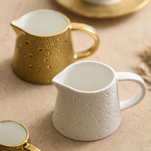 Pichet à crème en céramique avec bec <span class=keywords><strong>verseur</strong></span>, petit et grand, pour café, sauces et vinaigrettes – Vaisselle élégante pour restaurants - Product Image 5