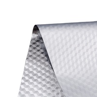 Film PVC aluminium personnalisé, isolation thermique, imperméable, réfléchissant pour sac isotherme, sac à glace, doublure de sac isolant, certifié SGS