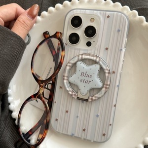 Funda Magnética Simple con Diseño de Rayas y Estrellas para iPhone 17 Pro Max 16 15 14, Doble Capa, para Mujer - Product Image 2