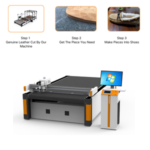 CNC dao động cắt dao cắt da Máy cắt CNC da giày túi Máy cắt - Product Image 3