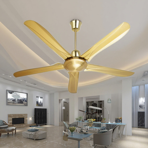 Ventilador de Techo de 5 Velocidades de Alta Calidad con Control Remoto, Metal Dorado Electrochapado, Refrigeración de Aire para el Hogar, Diseño Único, Alta Calidad - Product Image 3