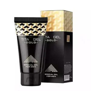 Tube noir original Titan Gold Offre Spéciale Produit Russie Soins pour hommes Crème de massage ralentisseur Gel intime aide les hommes efficace de la croissance dela