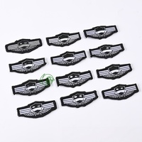 Épaulettes tactiques brodées personnalisées, insignes de grade à boucle et crochets, accessoires d'uniforme, fournisseur OEM ODM, usine