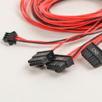 2.0mm 1.25mm 2.54mm Pitch 5pin 24AWG kawat konektor kabel Harness untuk PCBA elektronik kawat komputer